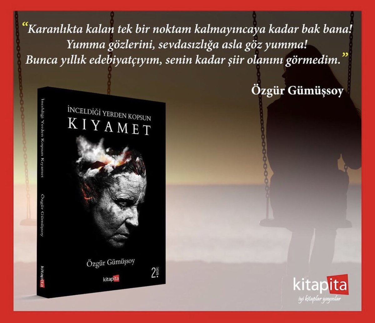 kitapita_yayin's tweet photo. “Yettin artık canıma!” demeyi dilerdim 
Fakat hep az kalıyordun bana, hiç yetmiyordun...

Özgür Gümüşsoy

#aşk #kitap #kitaptavsiyesi #kitapkurdu #kitapokuyorum #aşksözleri #şiirsokakta #kütüphanem #kitapsever #güzelsözler #aşk #sevmek #canımıniçi #seniseviyorum #yanımdakal https://t.co/vWIpaoGaw0
