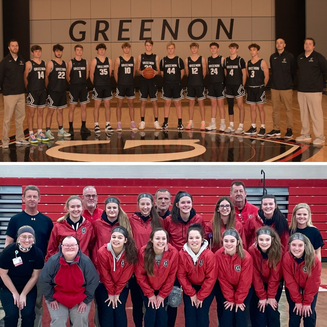 Good luck to #GreenonKnights basketball in tournament games tonight and this weekend!
Tonight, Men's Basketball will play Anna in the sectional opener at 7 p.m. at Northmont HS. On Saturday at 11 a.m., Women's Basketball will play Cinci Purcell Marian at Springfield High School.