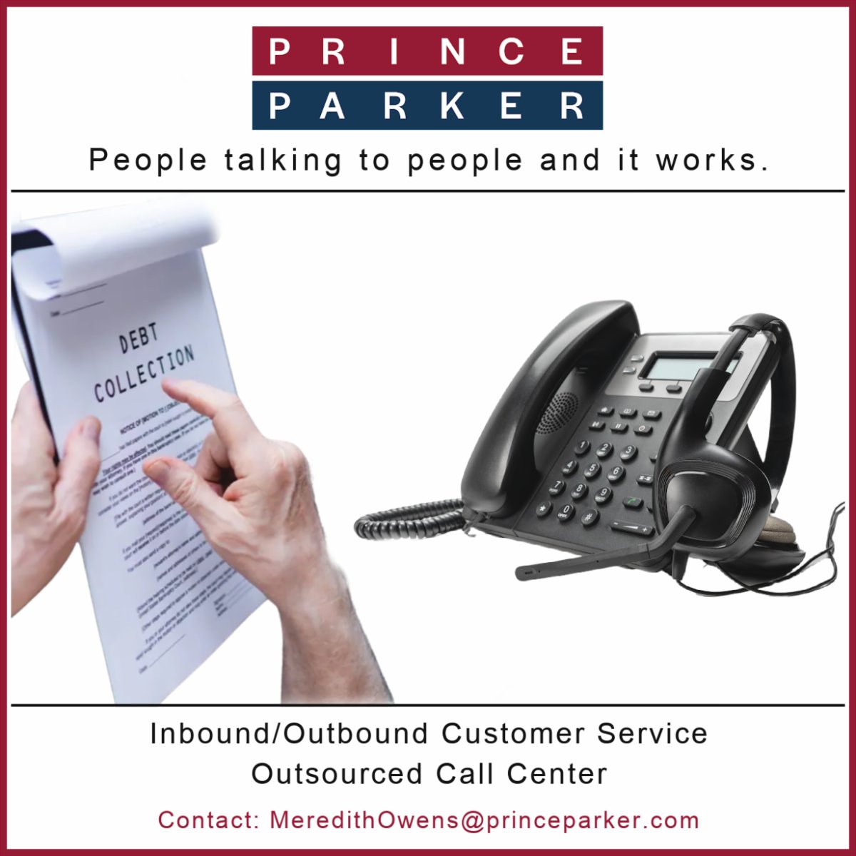 PrinceParkerMed's tweet photo. Our team of call center experts provide an efficient alternative for medical groups. Lower your costs, improve your customer service, and retain more revenue from your hard work. #doctor #revenuecycle #earnosethroat #orthopedics #nephrology #primarycare @athenahealth #debtcollec https://t.co/bfHfdDkCLB