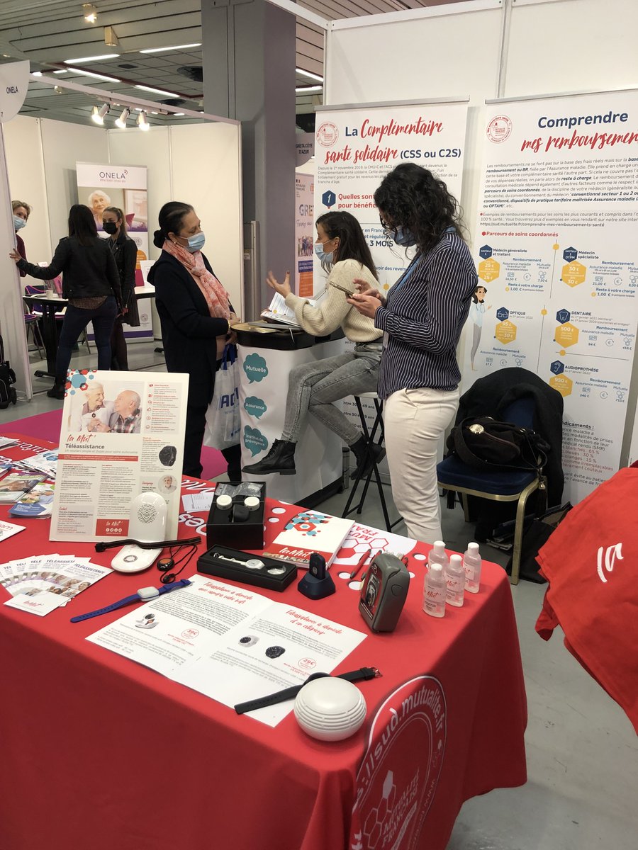 [🧓 Autonomie] La Mut' était présente au <a href="/SalonSapNice/">Salon des Services à la Personne - Nice</a>, présidé par le Pr. Olivier Guérin. Les visiteurs ont pu y découvrir notre service d'#AideADomicile et de #Téléassistance, ainsi que les actions de prévention de la <a href="/MutualiteSud/">Mutualité Française Sud</a>. 
[1/2] <a href="/VilledeNice/">Ville de Nice</a> <a href="/CHUdeNice/">CHU de Nice</a> <a href="/CNSA_actu/">CNSA</a>