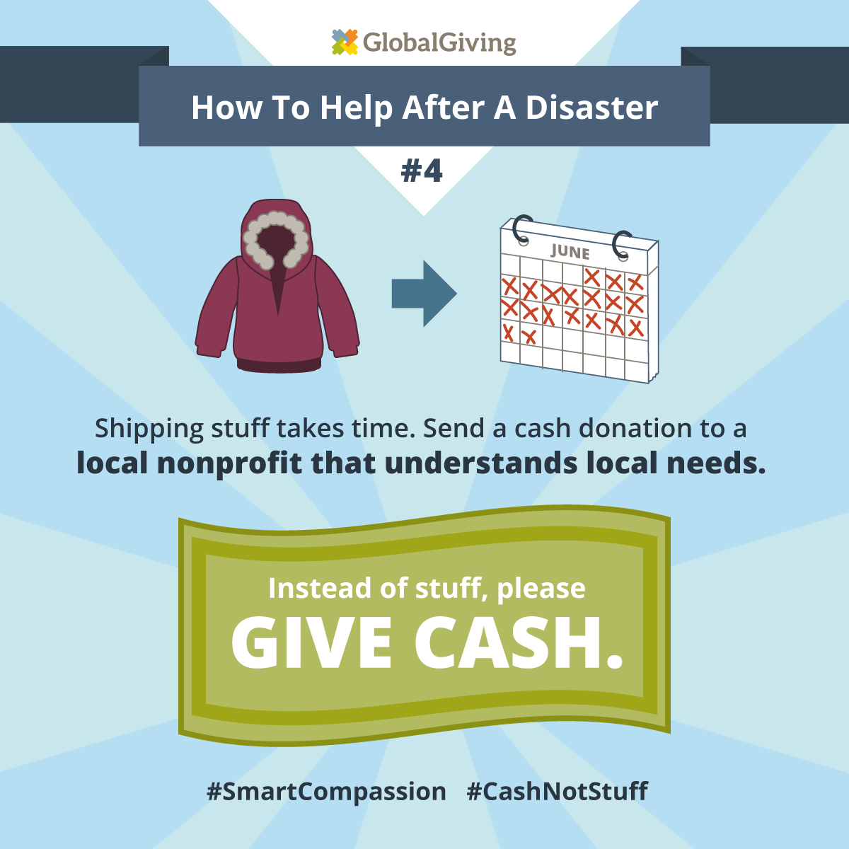 GlobalGiving's tweet photo. Whether it's for escalating conflict in #Ukraine or disastrous #landslides in #Brazil, we can all make meaningful contributions after disasters. Here is why cash donations to #LocalOrgs make the most sense: https://t.co/4hz1KUXFcs https://t.co/p1GBMiKmRv