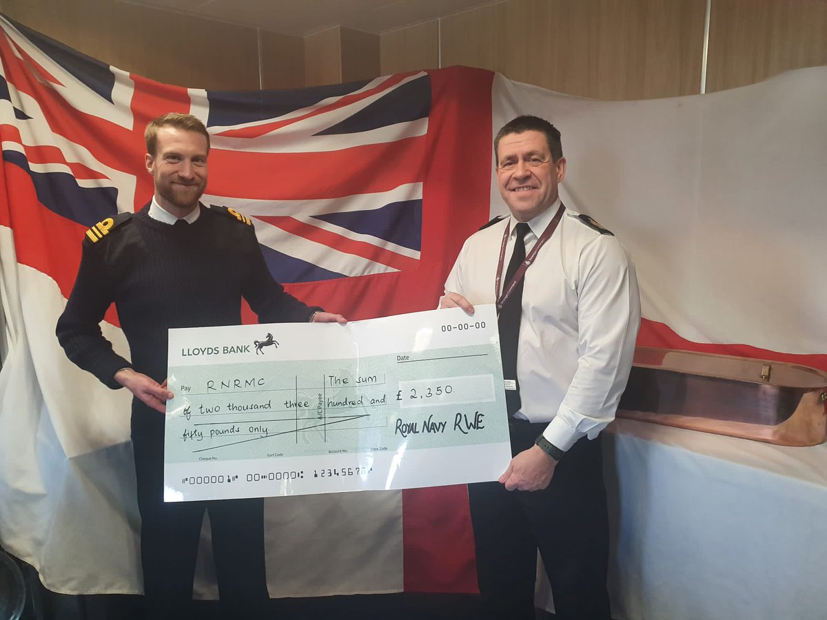 ✨ Our Royal Navy Real Working Environment raised an impressive amount of £5,800 during the Autumn term of 2021. 

This is through the charitable donations of our wonderful customers. 

This money has been donated to <a href="/RNRMC/">Royal Navy & Royal Marines Charity</a> <a href="/AnthonyNolan/">Anthony Nolan</a> 👏🏼 

<a href="/DSLAWorthy_Down/">DSLA</a> <a href="/CaldicottMike/">Mike Caldicott</a>