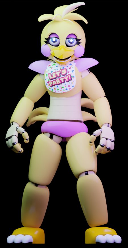 Bongoooo on X: Now that my tweets are done getting attention (they died)  (finally) Time to post stuff no one will look at omg yay!!! (Yaaay!!!)  Modelled toy chica again Feet r