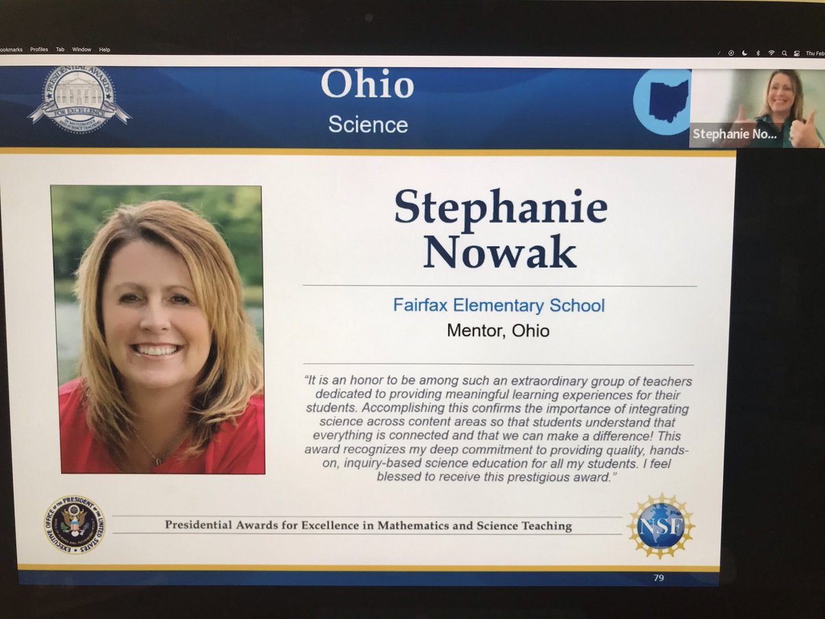 Tim Hamman (@mentorhamman) on Twitter photo Congratulations Stephanie Nowak (Gr. 4 teacher at Fairfax Elem.) on winning a Presidential Award for Excellence in Mathematics and Science Teaching grant. #Outstanding #Yourock! <a href="/StephNowak4/">Mrs. Nowak</a> <a href="/FairfaxPearn/">Melanie Pearn</a> <a href="/MentorSupt/">Bill Porter</a> Congratulations Stephanie Nowak (Gr. 4 teacher at Fairfax Elem.) on winning a Presidential Award for Excellence in Mathematics and Science Teaching grant. #Outstanding #Yourock! <a href="/StephNowak4/">Mrs. Nowak</a> <a href="/FairfaxPearn/">Melanie Pearn</a> <a href="/MentorSupt/">Bill Porter</a>