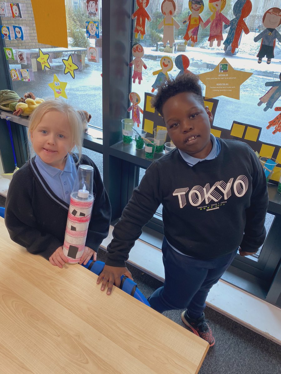 mrmcg123's tweet photo. Our lighthouse models are coming along nicely! 👍 😃 🌟 #TheLighthouseKeepersLunch #LighthouseModel @StPatricksPS15 https://t.co/hrfGSmqsqp
