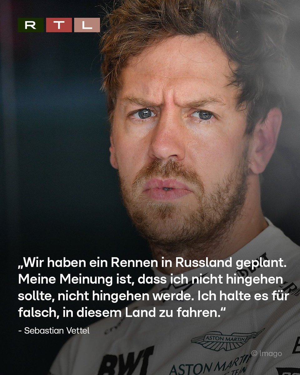 Er wurde verwarnt, weil er beim UngarnGP während der ung. Nat.-Hymne ein 🌈-Shirt trug. Er kritisierte die #F1 öffentl. für die Abschaffung der WRAO-Zeremonie. Heute kündigte #Vettel einen Boykott des #RusslandGP an, egal wie die F1 entscheidet. Der Mann hat Eier in der Hose!👍