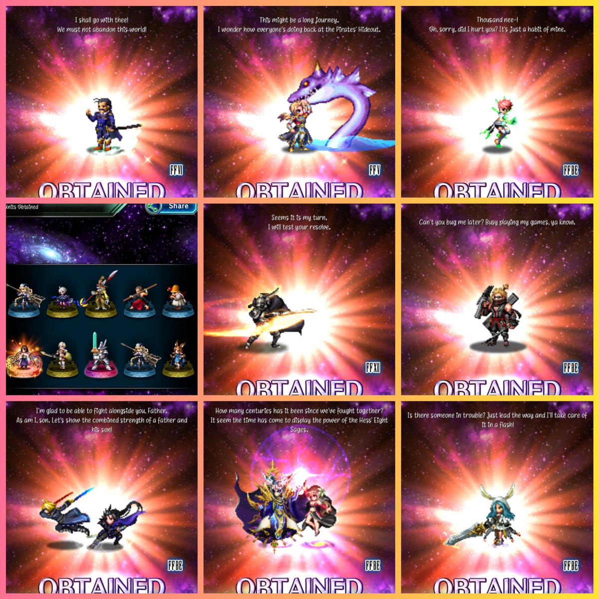 WorshipHK's tweet photo. I essentially shit out NV units this morning 😂
Mostly anything EXCEPT Esther. I'm the Queen of off-banner NV pulls 😠
I got my bb tho and have her at EX+2🌩️⚡🥰⚡🌩️
#StormSeekerEsther #FFBE #FFBEGlobal #FinalFantasyBraveExvius https://t.co/6HrSJTqB4S
