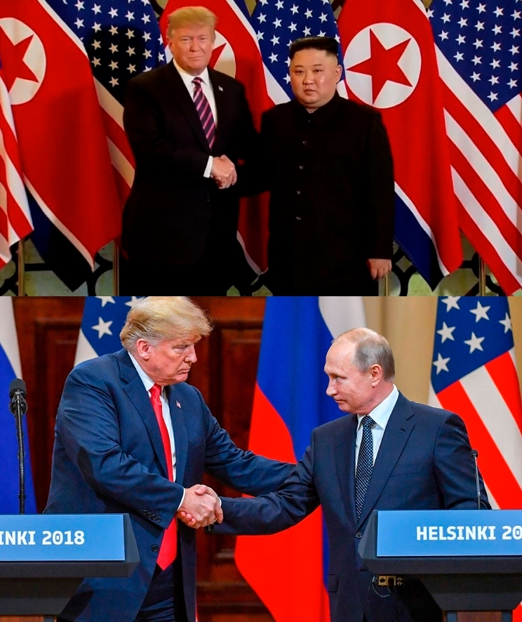 Mucho se quejaban de Trump, y literal fue el ÚNICO capaz de tener CONTROLADITOS a los 2 dictadores más peligrosos del mundo. Cuando estaba Trump en el poder, ambos se quedaron bien calmaditos sin mover un dedo.
¿Aún siguen pensando que Trump "era el malo"? 😂😂😂😂😂😂😂