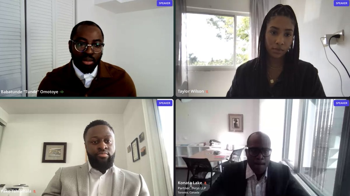 Let's throw it back and then talk about the future of Black Entrepreneurship. Are we making progress? Learn from @TundeTASH, @taylorwilsonsip, @PakoTshiamala, and Konata Lake on how to manage that space. #DMZBISummit