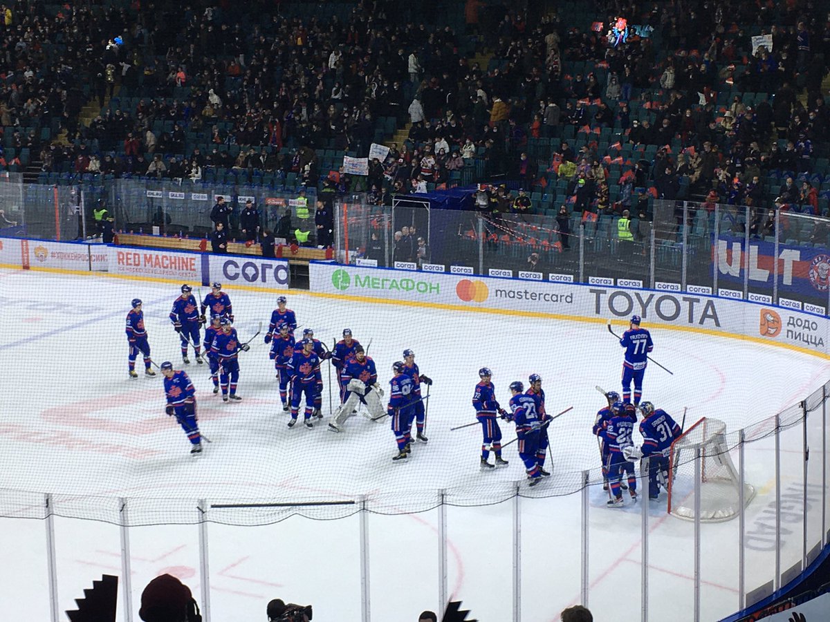 SKA Ice Hockey Club (@hcska_news) on Twitter photo That’s it, the final buzzer sounds, we have defeated <a href="/IHCAvtomobilist/">ХК «Автомобилист»</a> 4:2 at the Ice Palace in our second friendly match in Saint Petersburg!
Committed performance as our preparations for the KHL #GagarinCup playoffs continue! #hcSKA That’s it, the final buzzer sounds, we have defeated <a href="/IHCAvtomobilist/">ХК «Автомобилист»</a> 4:2 at the Ice Palace in our second friendly match in Saint Petersburg!
Committed performance as our preparations for the KHL #GagarinCup playoffs continue! #hcSKA