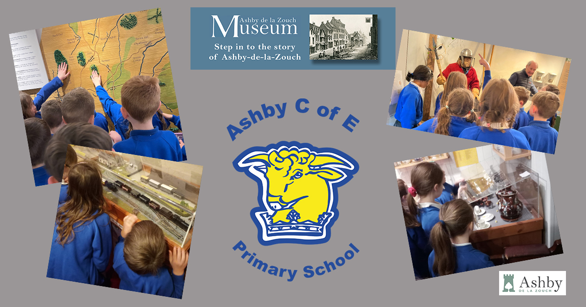 Three Museum trustees played host to nearly 90 children from the local Ashby C of E School in Burton Road.
Staff, children and trustees had a wonderful time, looking at the town's rich history. They also did well with their worksheets. A great three days!
@AshbyCofE
