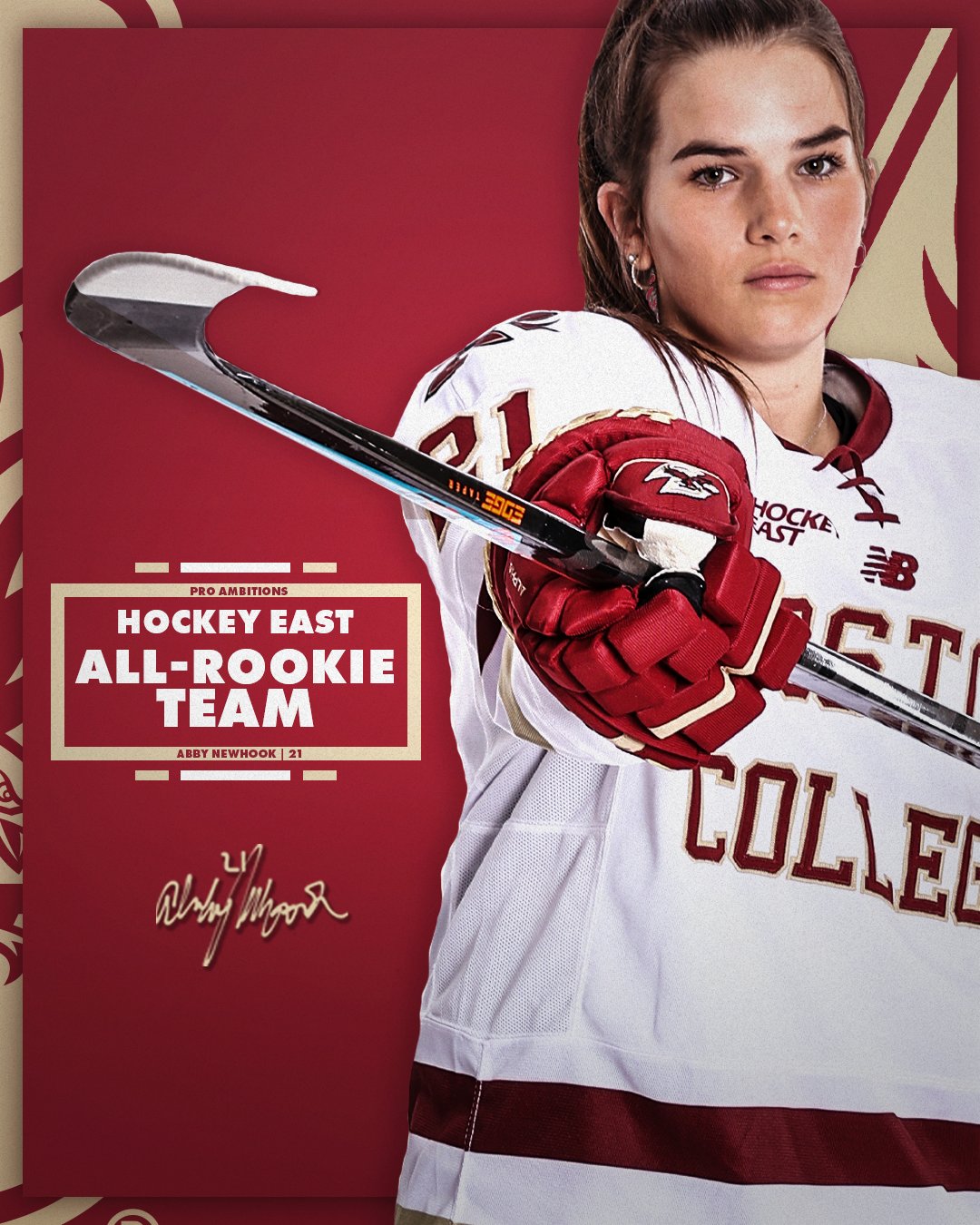 Boston College Women's Hockey on X: 🗣 Abby Newhook is the Hockey