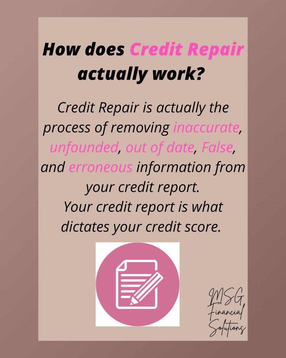 imarinax's tweet photo. Credit repair is a 2 STEP PROCESS! 

Step 1: I challenge derogatory items off your credit report 

Step 2: I help you build your credit profile with positive tradelines to help boost and maintain your credit score. 

It’s very important to BUILD CREDIT while in the repair phase👩🏽‍🔧 https://t.co/q6fZW7ytpg