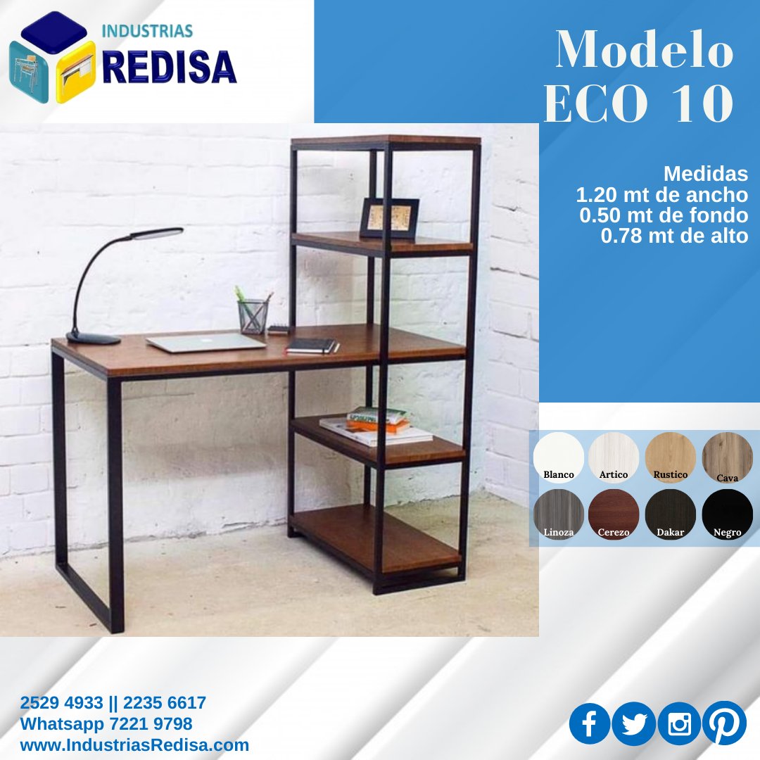 IndustriaRedisa's tweet photo. MODELO ECO 10
Porque sabemos que trabajar o estudiar en casa se necesita un espacio óptimo, te mostramos está opción a un súper precio.

📲 7221 9798
📩 industria.redisa@hotmail.com
💸Transferencia bancaria o Efectivo
.
.
#school #homeoffice #mueblesmodernos #sivar #backtoschool https://t.co/4IPH1O78I7