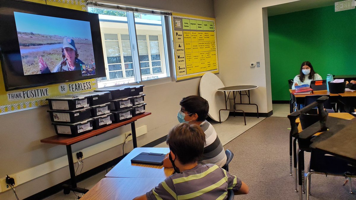 Our virtual field trip to the Tijuana Estuary.  Thank you @portsprogram ! #SciTechEd @elcerritolhcsd #scottiepride #lhcsd #cried tech @cueinc @occue