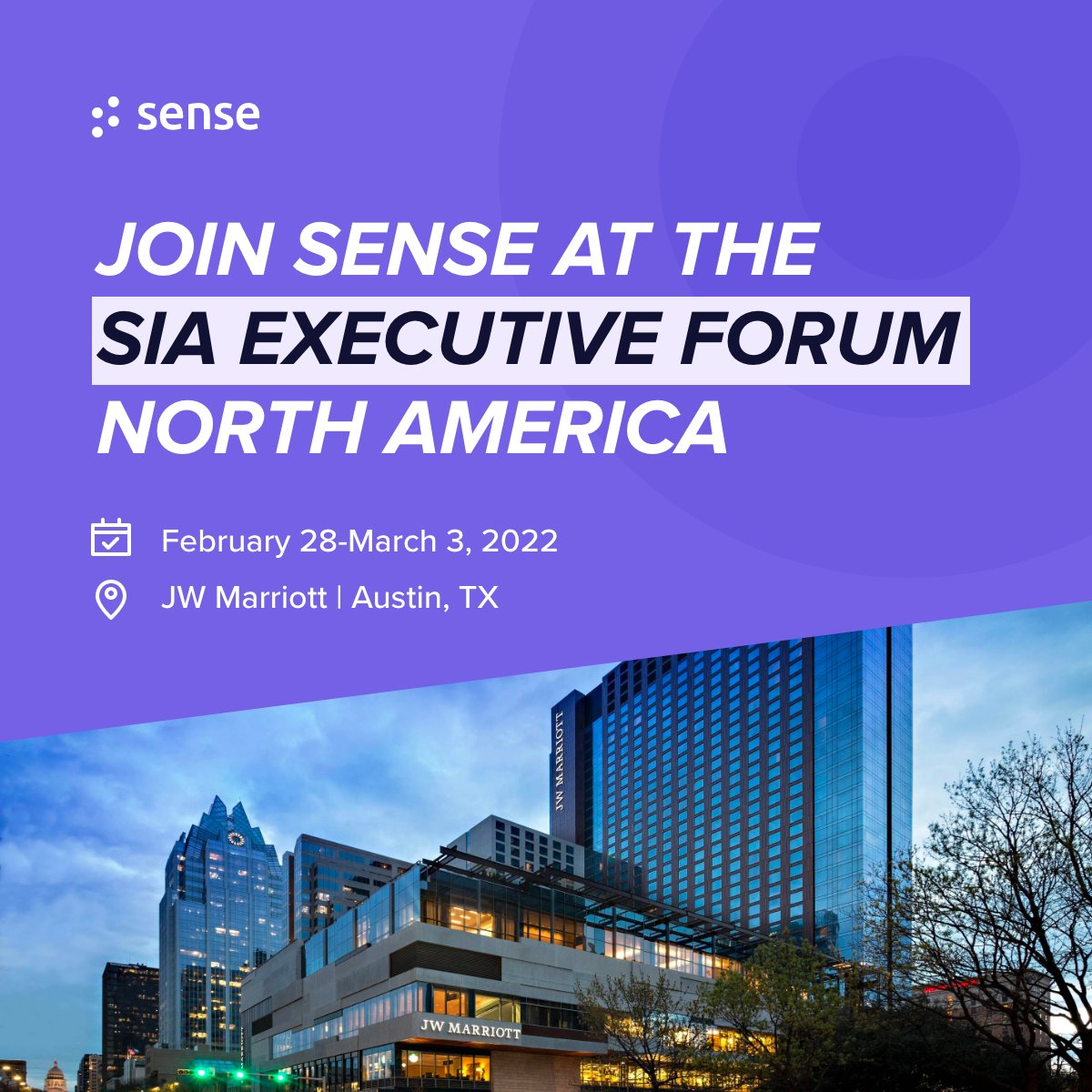 Just 4 more days to go for #SIAExecForum! The Sense team is super excited to be at the event and cannot wait to see you there! Want to set up a free 1:1 consultation with our experts at the event? Just click here >> bit.ly/3t7HMA8 #SIAExecForum #HRConference