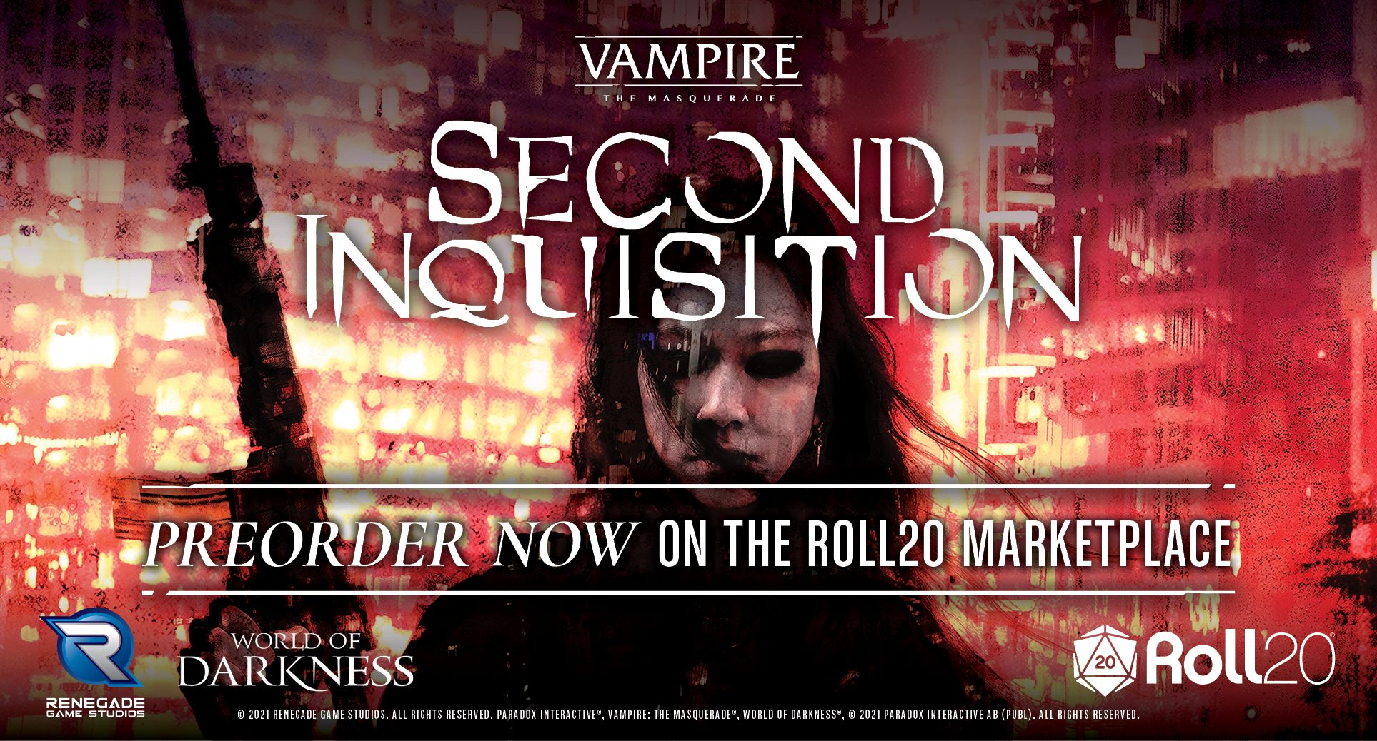 Roll20 on X: Vampire: The Masquerade from @PlayRenegade has a