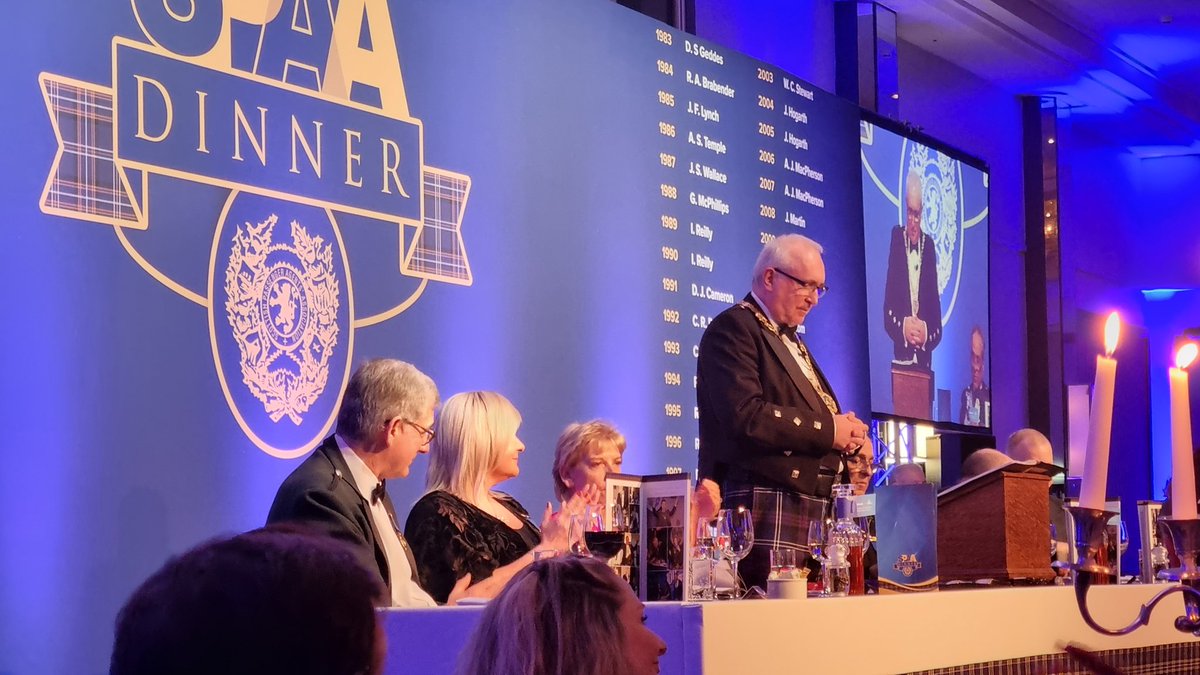 At the annual <a href="/voiceoftravel/">SPAA</a> dinner in Glasgow... don't call us too early tomorrow; these travel agents know how to party!! #spaa92dinner