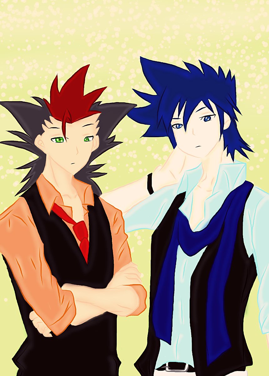 nxlazzie's tweet photo. Did an art for Ozuma and Kane from Beyblade ✨
#beyblade
#bakutenshootbeyblade
#artbyme
#Fanarts #fanart
#ozuma #kaneyamashita https://t.co/GcyCsWSSiS