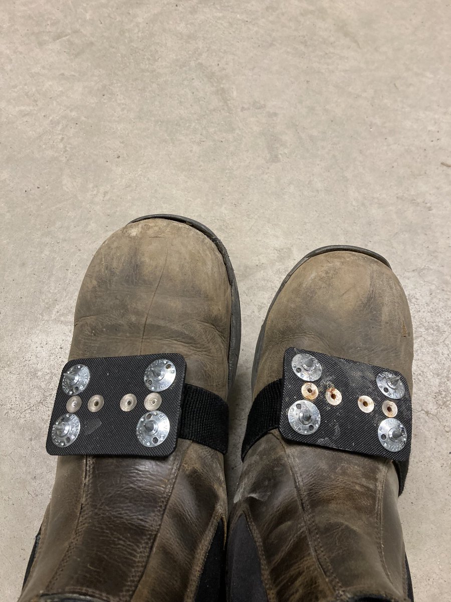 Prevent Slip and Fall Injuries. Invest in a good pair of traction aids when conditions and walk path calls for extra traction. Scan walk path, establish firm footing. #slipsandfalls #UPS #upsers #CanadaUPS