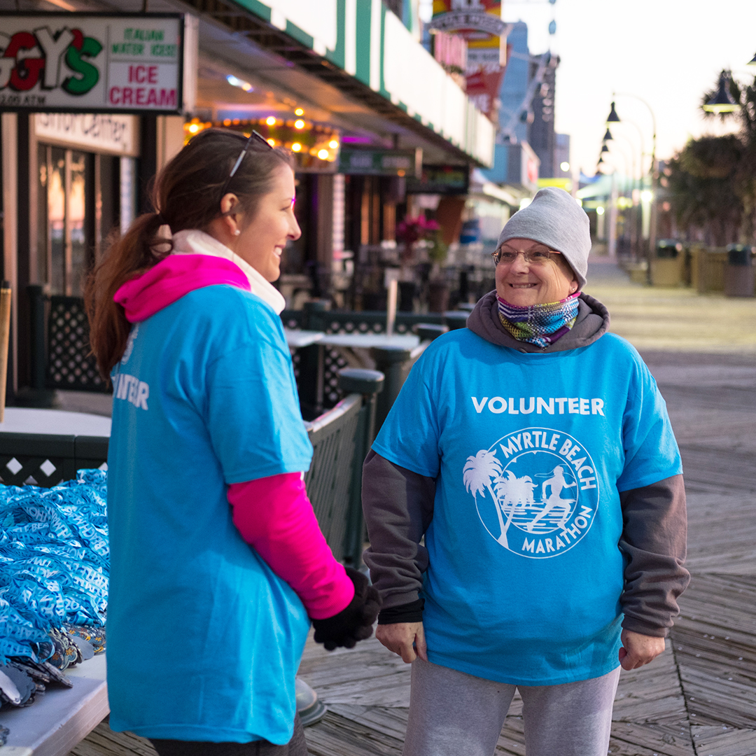 Volunteers needed for the 2022 Myrtle Beach Marathon! 

We need Water Station Volunteers for Mile 10 &amp; Mile 14! Water stations are a vital part of our course. Plus, you get to cheer on all the runners as they pass. Volunteer today at MBMarathon.com/volunteer!
