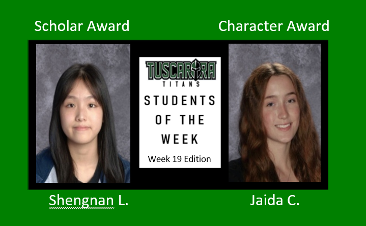 Titans_week's tweet photo. Congrats to our Week 19 Students of the Week! 

💫 “Shengnan works hard in Bio. She is actively engaged in class.” 

💫 “Jaida goes above and beyond in helping peers. She demonstrates great leadership and is respectful.”

Fantastic job, Titans! https://t.co/hn0dqDSSi6