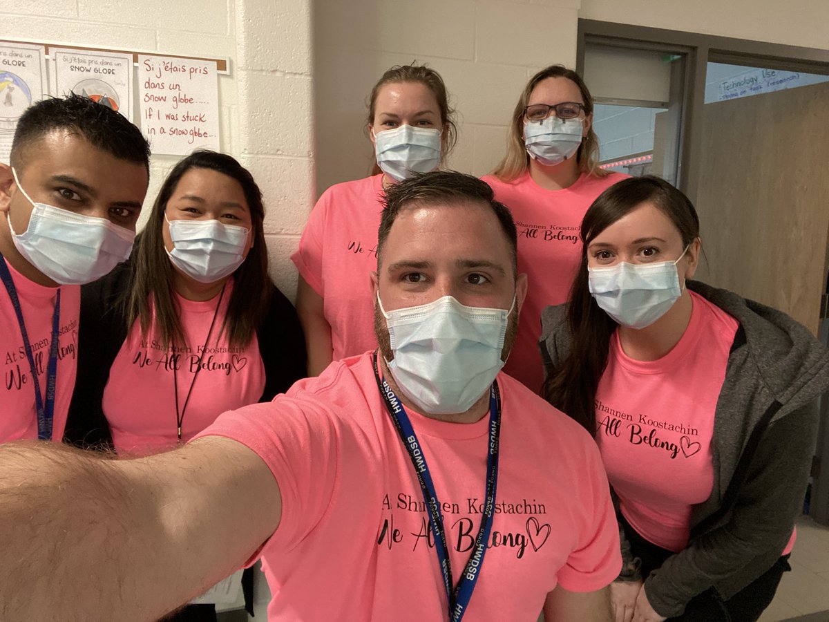 HWDSB's tweet photo. Yesterday, we encouraged students and staff to wear pink for Pink Shirt Day 💗

We also asked folks to share their participation with us and the results were remarkable!

Visit our website for some Pink Shirt Day 2022 moments from our HWDSB community: https://t.co/1xKGl4D9hx https://t.co/NugGIworC2