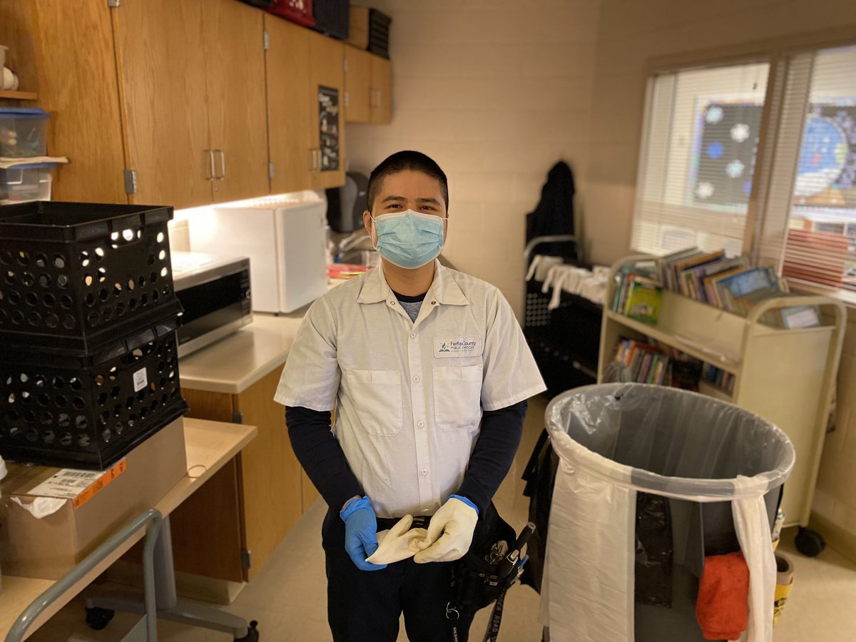 Shout out to our amazing custodial staff that keeps this school operating and safe!!! #ViennaValiantVikings #vvv