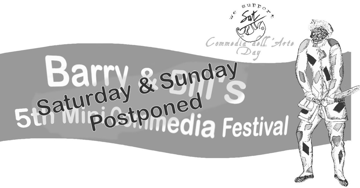 Friday is going ahead but … live in person events postponed .. tickets will be refunded