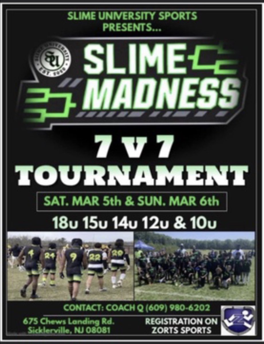 Don’t miss this 7 on 7 tournament!!