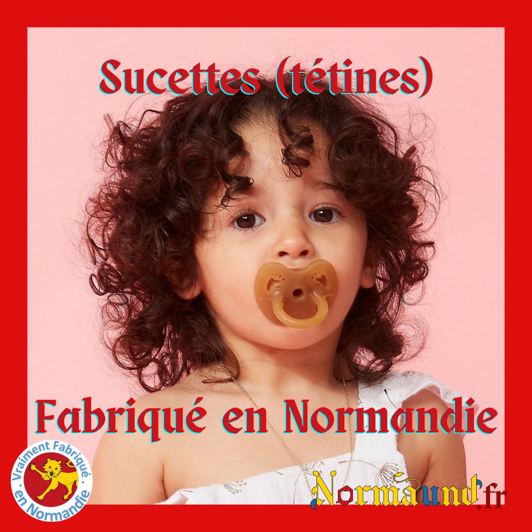 Normaundfr's tweet image. 👶 Trouvez dès maintenant des Sucettes (tétines) fabriquées en #Normandie (Seine-Maritime)

Sur la e-boutique 👉Normaund.fr👈 vous pouvez bien sûr payer avec @LeRollon (pour 5% de cashback) ou en 💳CB

#Sucettes vendues par lot de deux 
#MadeinFrance #madeinnormandie