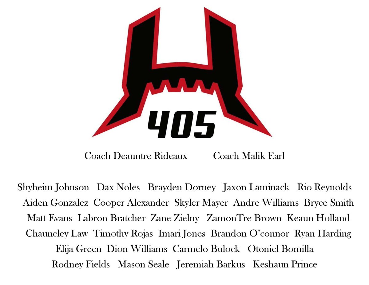 AidenCGonzalez's tweet photo. Our Squad @RioReynolds4 @johnson_shyheim @Coop_Alexander @Jaxon022 @zane_zielny @SkylerMayer12 @BraydenDorney @THEMATTevans38  
@Elijah_green1 @andre77157702 @imarijones9 @BryceLaraySmith @BratcherLabron @BarkusJeremiah @keshaun_prince @mase1three @_Rodney2 @DionWil92562443 https://t.co/GFwuo7dvir