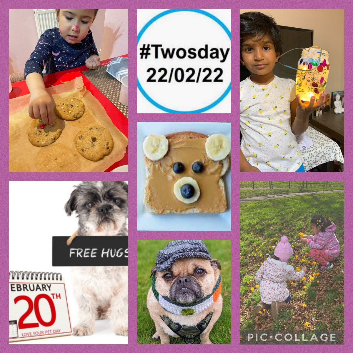 EYFS well done to our children who have been taking part in our half term activities and doing some of their own!
 We are very proud of you⭐⭐⭐ #Twosday #LoveYourPetDay #NationalToastDay #Cooking #NightLamps #FlowerPicking. Check tapestry for a new one tomorrow 😁
EYFS team