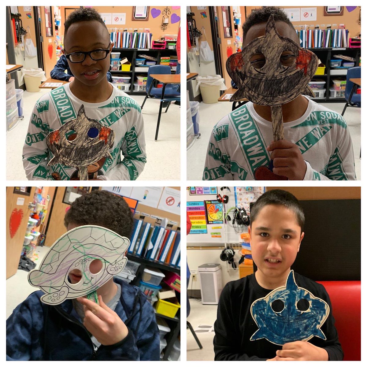 When you can’t go outside (yesterday), you get a little crafty. Shout out to Ms. Graham for always hitting those clearance isles! @GrahamLvms