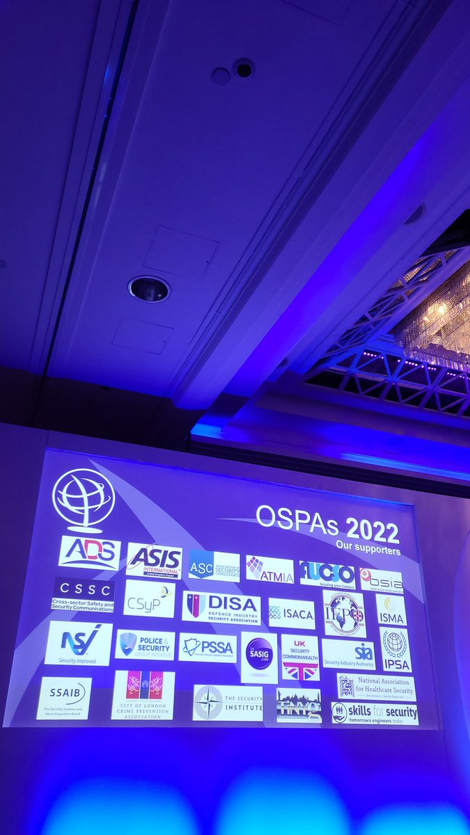 SBN_BCRP's tweet photo. Delighted to be at the #OSPAs 2022 as a guest of @AssistServGroup. So many partners to chat with #partnership #businesscrimematters https://t.co/PWacF1MVnd