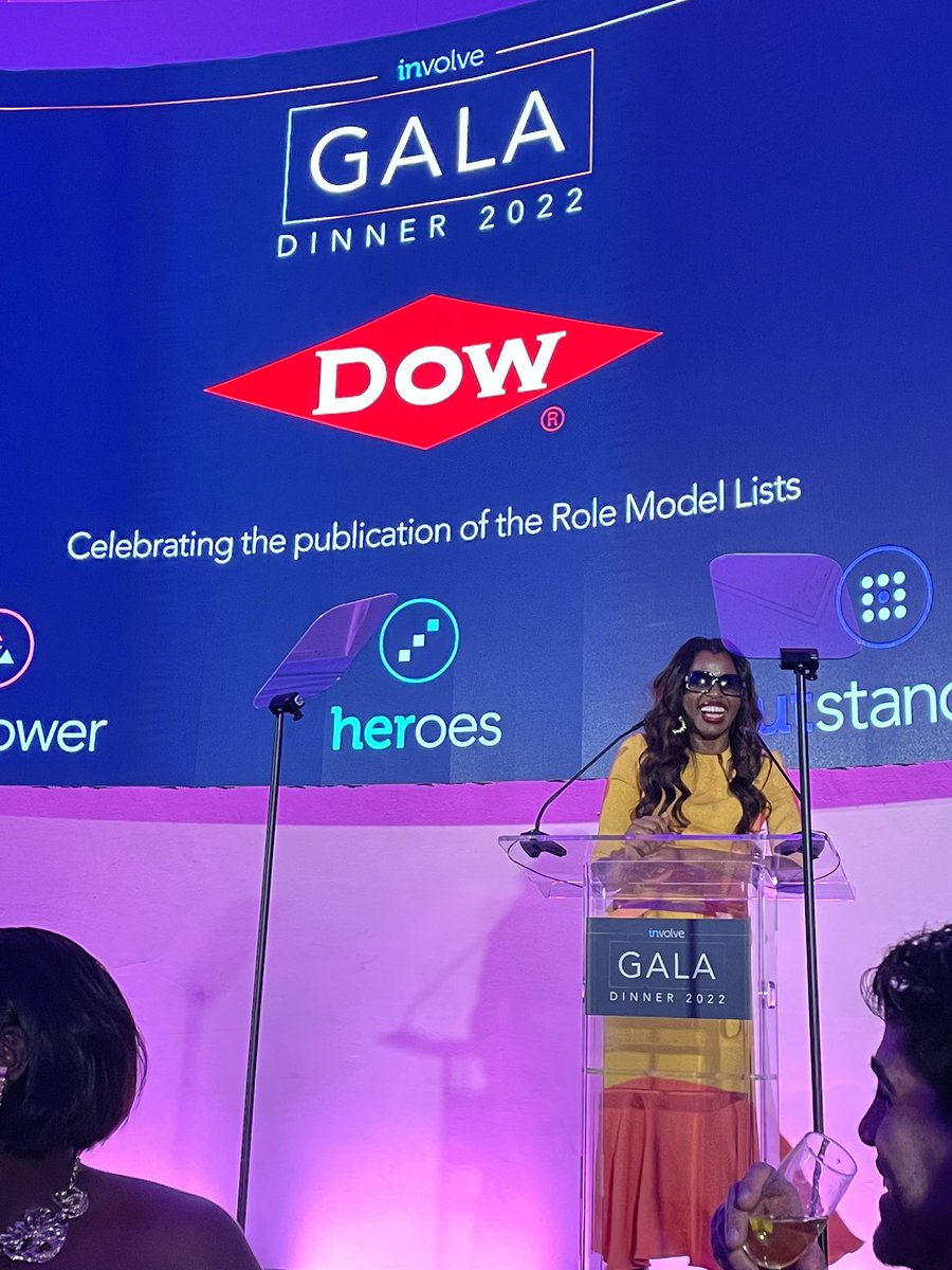 Honoured to be <a href="/INvolvePeople/">INvolve</a> gala dinner with the brilliant <a href="/junesarpong/">June Sarpong OBE</a>