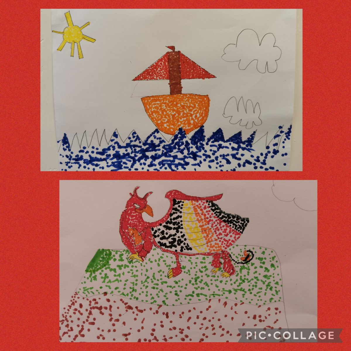 beanxMrsRowan's tweet photo. We have been learning about pointillism and created a picture of our own choice using this technique 🌟 #bpsart #bpslearnerparticipation https://t.co/bm3zo4Jhey