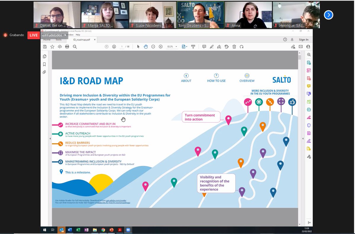 ApuestaSaidia's tweet photo. Thanks to @SALTOinclusion for the great tools and experiences shared at the Inclusion and Diversity Talk on strategies. To continue promoting and implementing inclusive social projects, it is essential to develop committed roadmaps https://t.co/3gJ33GYzj1