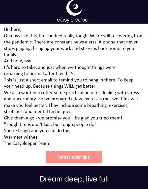 Just received this from a memory foam pillow company. Badly done, guys.