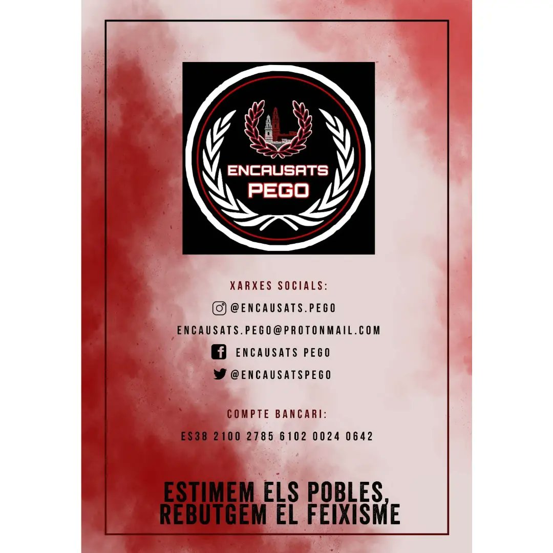 💥PREGUEM MÀXIMA SOLIDARITAT💥

📣TENIM QUE AFRONTAR  DESPESES QUE NO PODEM ASSUMIR, TENIM DE TEMPS FINS EL DIMARTS. 

✊SOLIDARITZA'T AMB ELS JOVES ANTIFEIXISTES!
