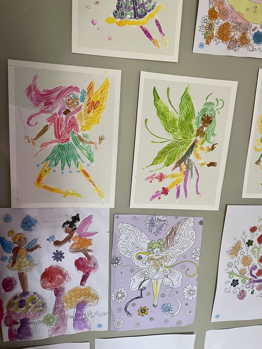 junorhane's tweet photo. A lot seems to be going on in the world, but at home we’ve been making a lot of art recently. https://t.co/wLhlIVfiE9