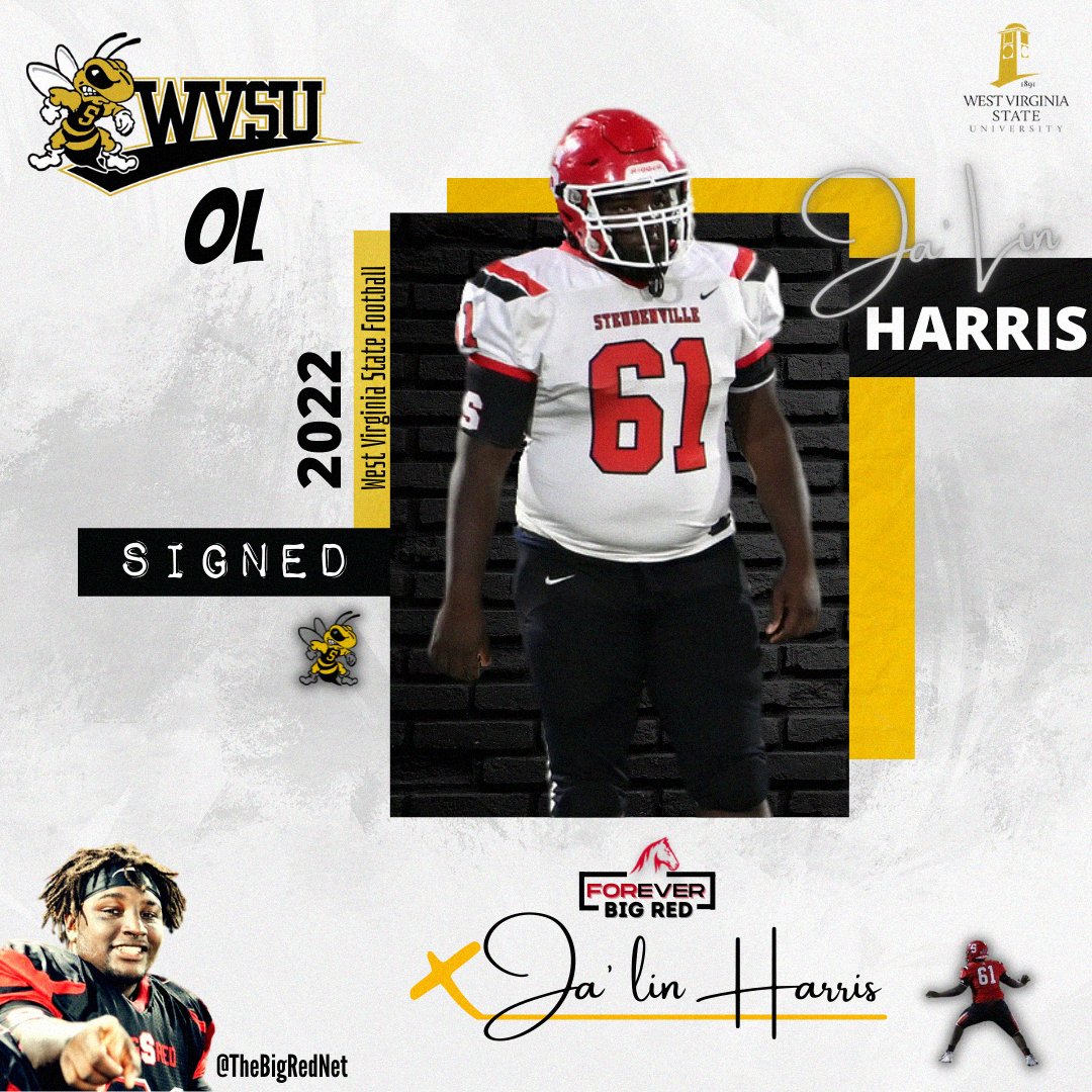 TheBigRedNet's tweet photo. Congrats‼ @jalin_harris11 
#RollRed ❌ #WVSU https://t.co/1CijidgwUY