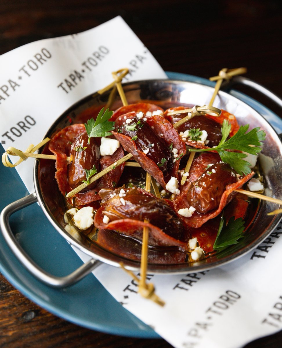 The perfect date is a little sweet, a little spicy, and a little cheesy 😉 #tapas #punintended #orlando #foodie