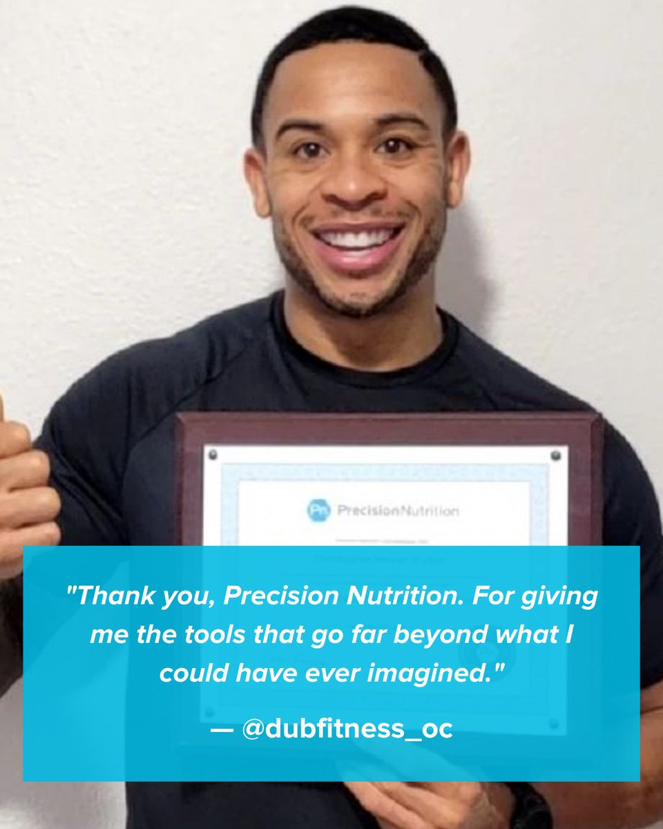 “Invest in yourself to increase your health, happiness, and income.” — @dubfitness_oc 

Sign up for the PN L1 Nutrition Certification Presale List so you don't miss the next registration opening!
ow.ly/kGwJ50I2Afr