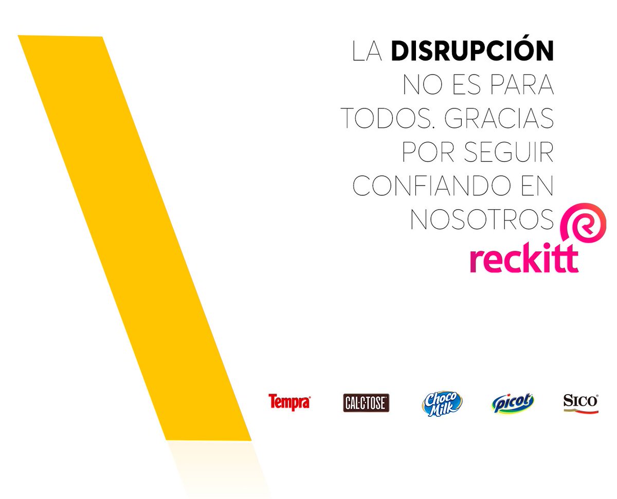 Hoy seguimos creyendo que para crecer y crear, siempre se necesitan dos, gracias Reckitt.