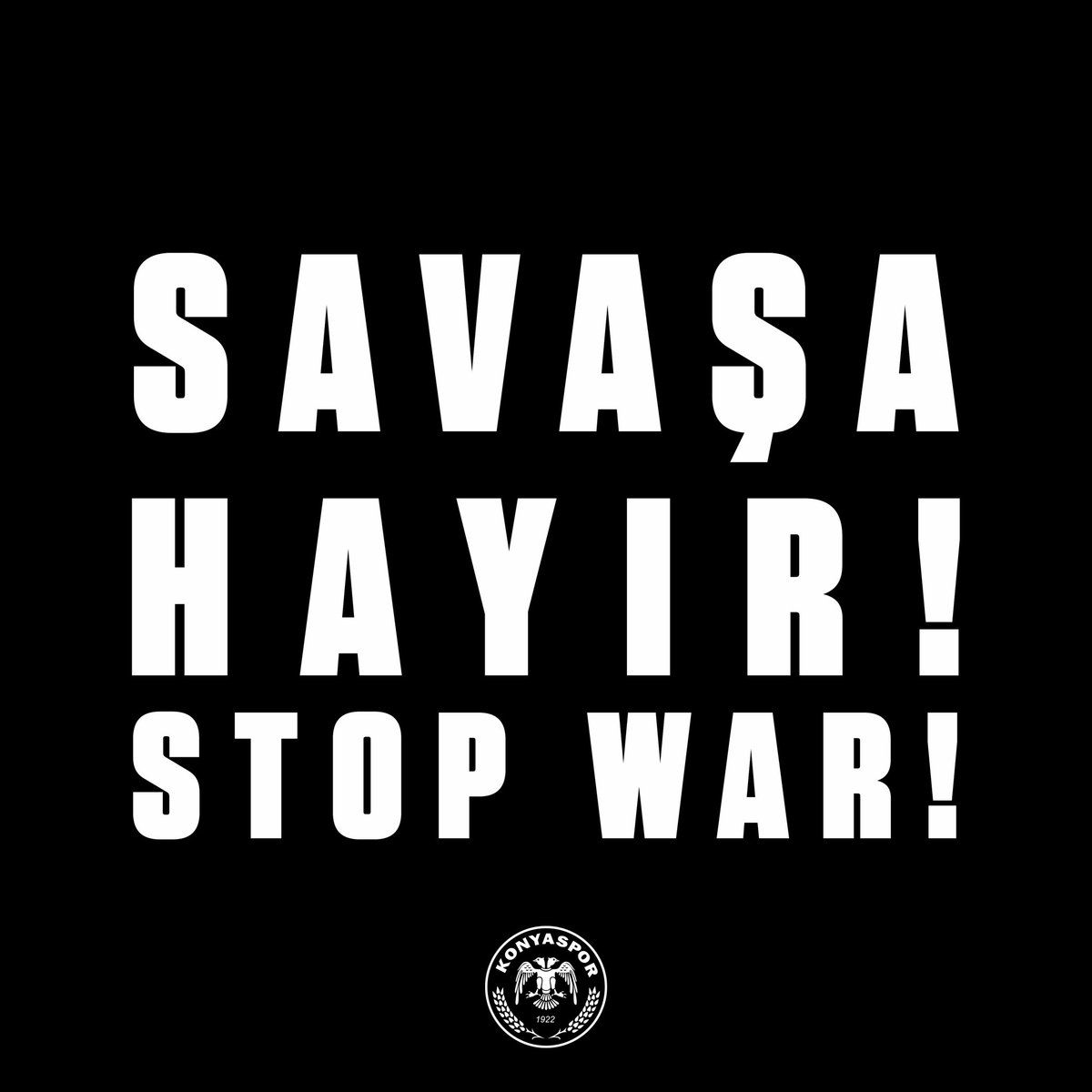 İnsan hayatı her şeyden değerlidir.
#SavaşaHayır 
#StopWar