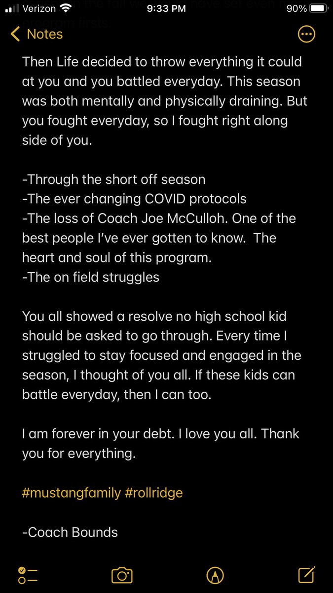 <a href="/MustangsMrhs/">Marriotts Ridge Football</a> Thank you for everything 

#mustangfamily #rollridge