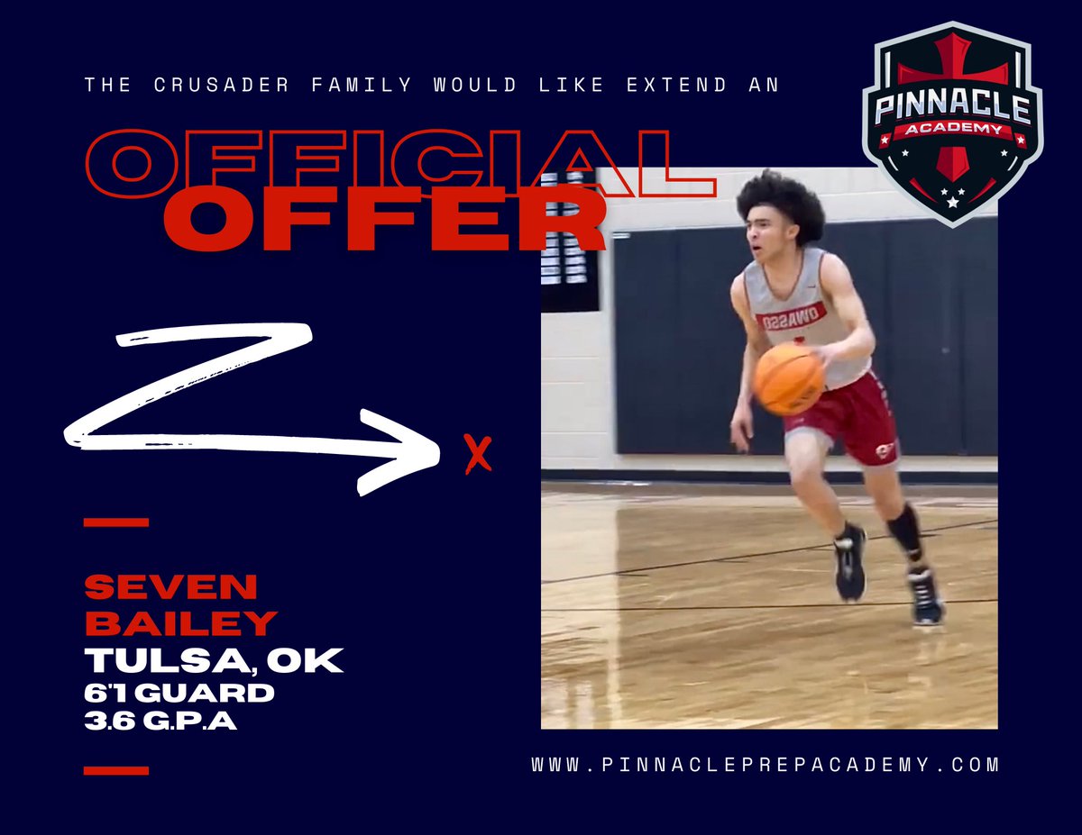 This young man brings an energy to the court that is by far on a total different level. He can definitely put the ball in the basket but he thrives on his defense and being able to guard any programs number 1. Congrats Seven Bailey <a href="/sevenbailey3/">seven bailey</a>  💯

#CrusaderFamily