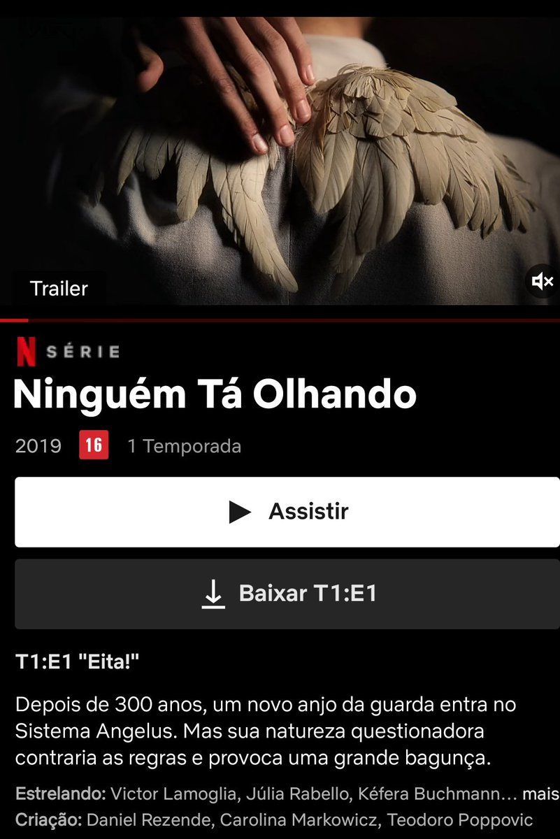 PretaDorameira's tweet image. Séries nacionais da Netflix que eu já vi e recomendo! 

Sendo #3PercentNetflix é uma das melhores séries que eu já vi! #NinguemTaOlhando é uma comédia espirituosa e #BomdiaVeronica é para os fortes pois é muito pesada!