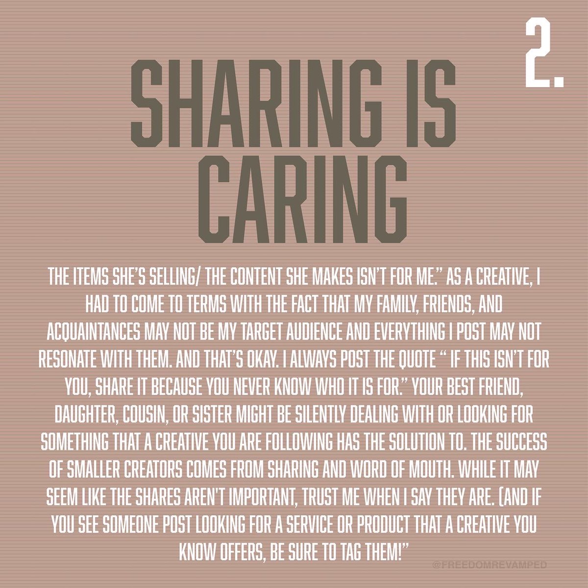 Shauniemariemed's tweet photo. 4 Ways To Support Black Creatives!! 

 Often times, people think that making a purchase or spending money is the ONLY way to support creatives/entrepreneurs. Although that may be one way, there are so many more ways to show your support and appreciation!💕 

 @FreedomRevamped https://t.co/RTB3e8QsnJ